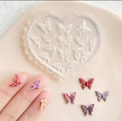 Butterfly Silicone 3D Nail Art Mould