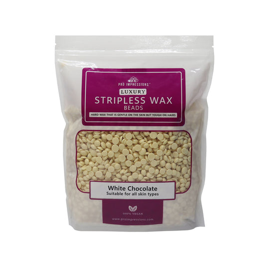 Luxury Stripless Wax Beads - White Chocolate - 500g