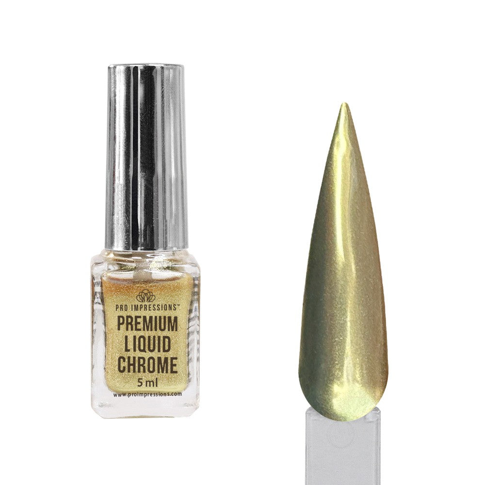 Premium Liquid Chrome - Metallic Collection - Yellow Gold 002
