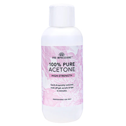 100% Pure Acetone (Gel/Acrylic Remover)