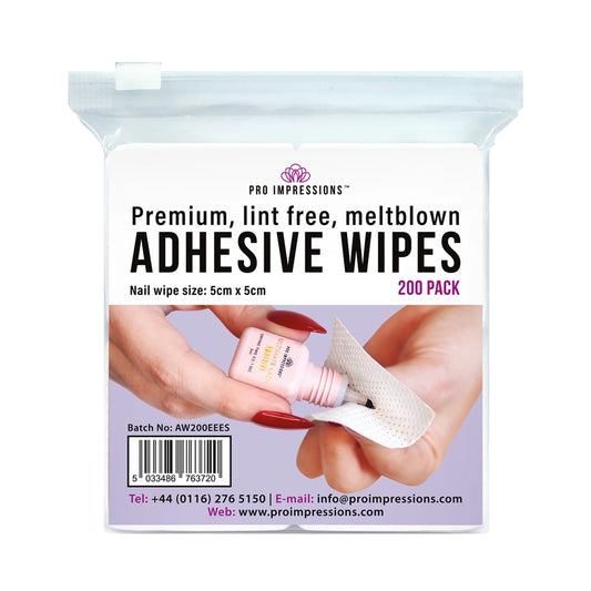 Lash Adhesive Wipes - 200 Pack