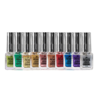 Premium Liquid Chrome Metallic Collection - 10 Colours