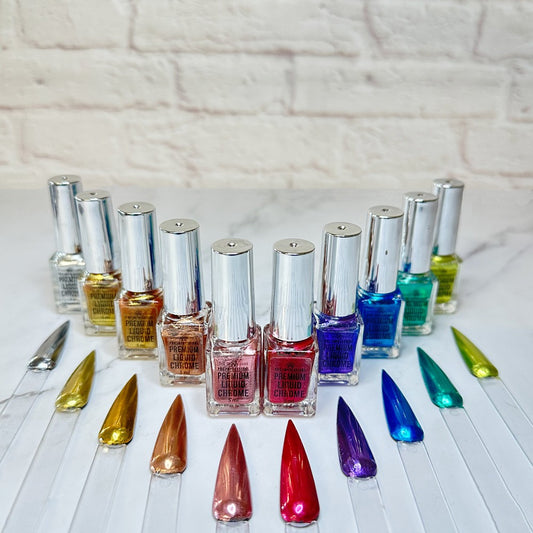 Premium Liquid Chrome Metallic Collection - 10 Colours