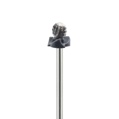 Silver Carbide - Ball Pedicure E-file  Nail Drill Bit - Coarse