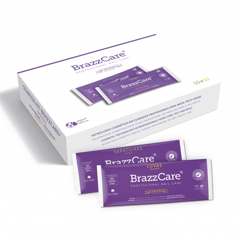 BrazzCare® Luxury Waterless Manicure/Pedicure Starter Kit (20 Pack)