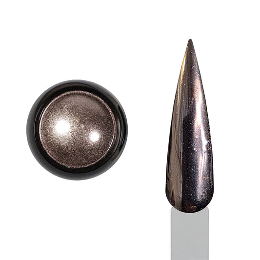 Chrome Nail Powder - Brown