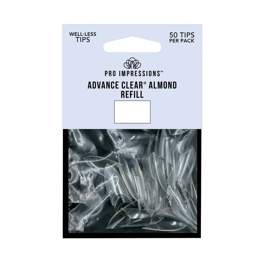 Advance Clear® Almond Well Less Nail Tips