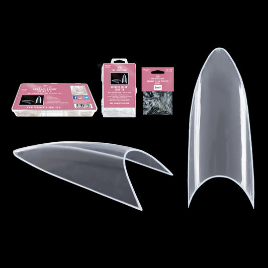 Advance Clear® Stiletto Nail Tips (AKA Almond)