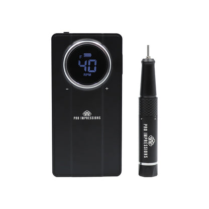 Premium Portable E-File Black Handpiece ONLY