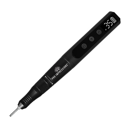 Black Cordless E-File Pen (Portable Nail Drill)