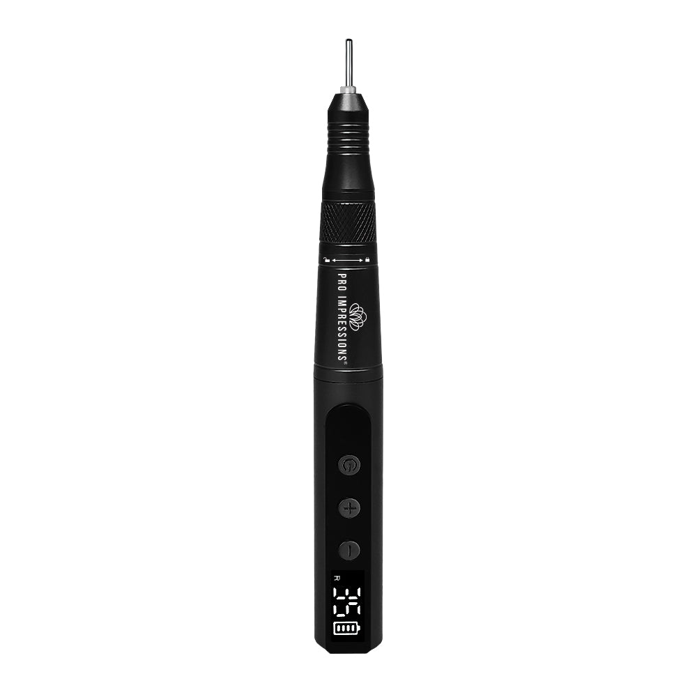 Black Cordless E-File Pen (Portable Nail Drill)