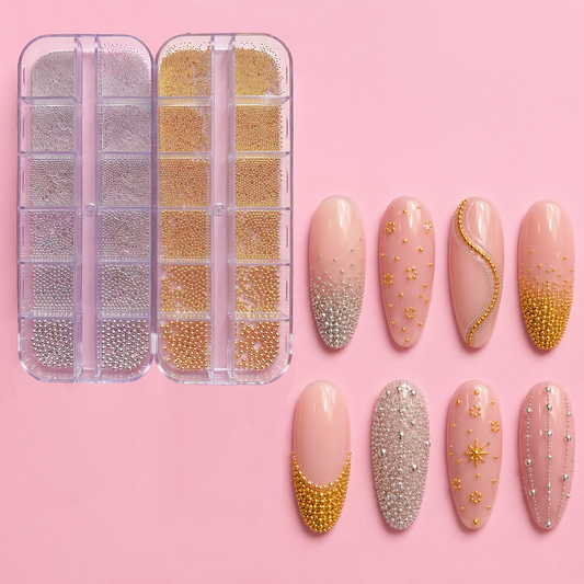 Nail Art Caviar Beads