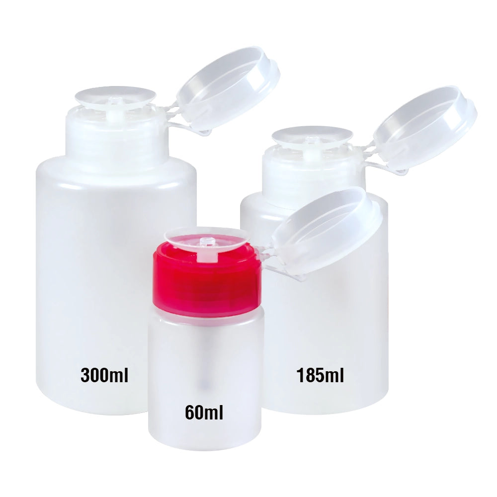 Clear Liquid Pumps (Acetone Acrylic Nails Gel cleanser Wipe)