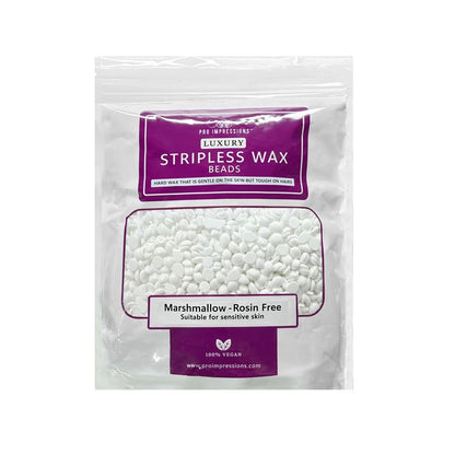 Luxury Stripless Wax Beads - Marshmallow - Rosin Free (Sensitive Skin)
