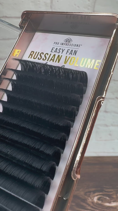 Easy Fan Russian Volume Lashes - (One Length Per Pack)