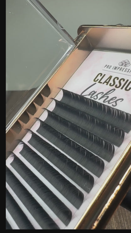 Classic Lashes Extensions - (One Length Per Pack)