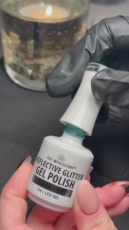 Reflective Glitter Gel Polish  - Glitz & Glam