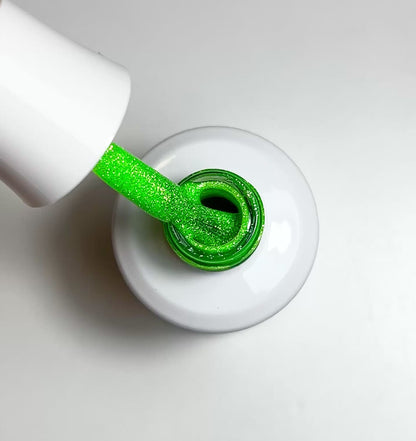 Reflective Glitter Gel Polish - Appletini