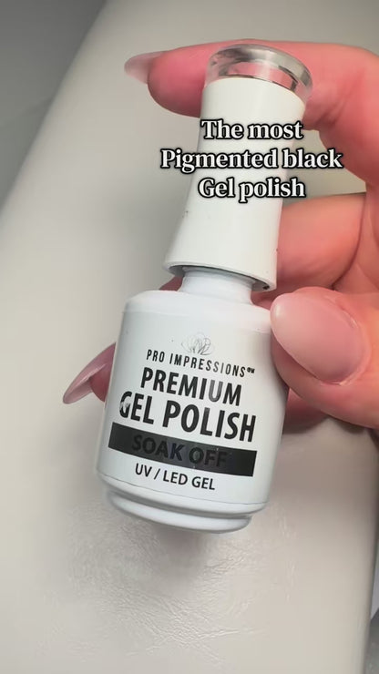 Premium Gel Polish - Midnight Black