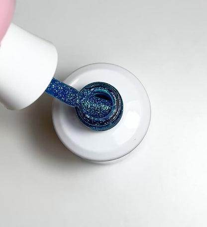 Reflective Glitter Gel Polish - Deep Sea