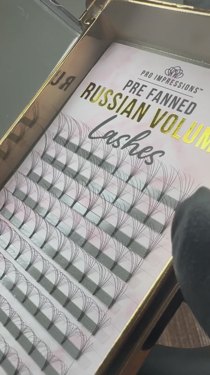 Pre-Fanned 6D Russian Volume Lashes (One Length Per Pack)