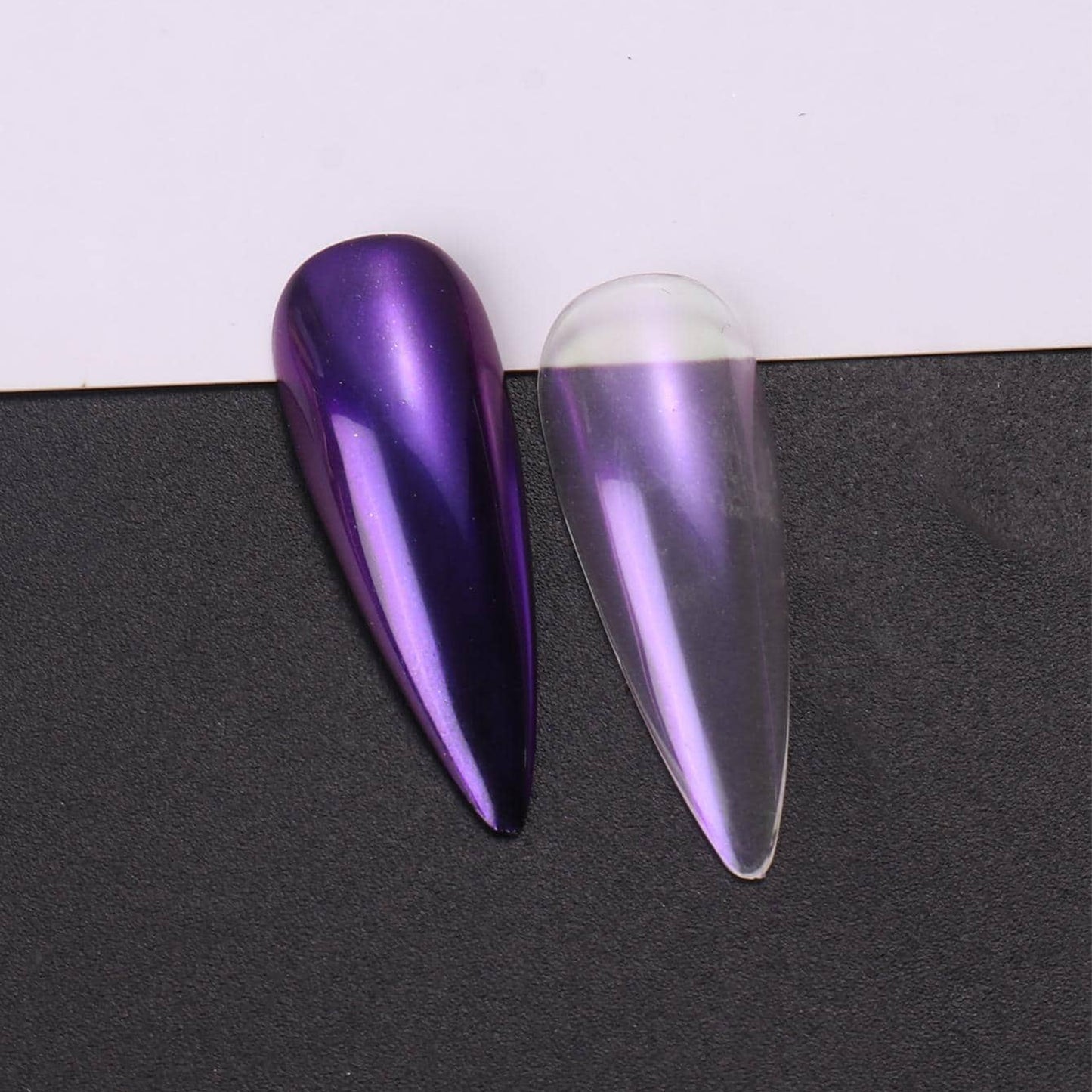 Pressed Chrome Nail Powder - Purple Pearl