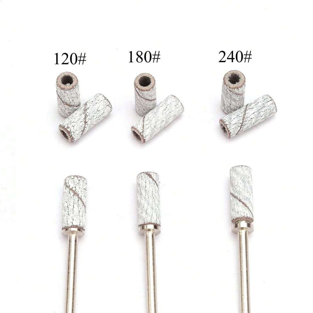 3mm Mini E-File Sanding Bands + FREE Mandrel Bit