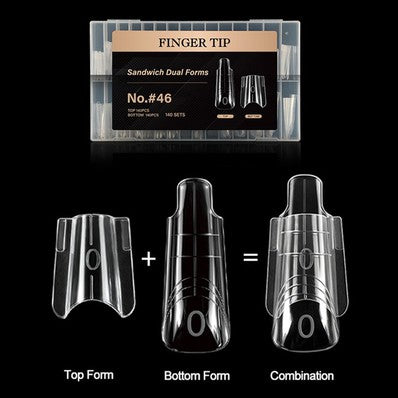 Sandwich Dual Nail Forms - Pop-Offs - No.46