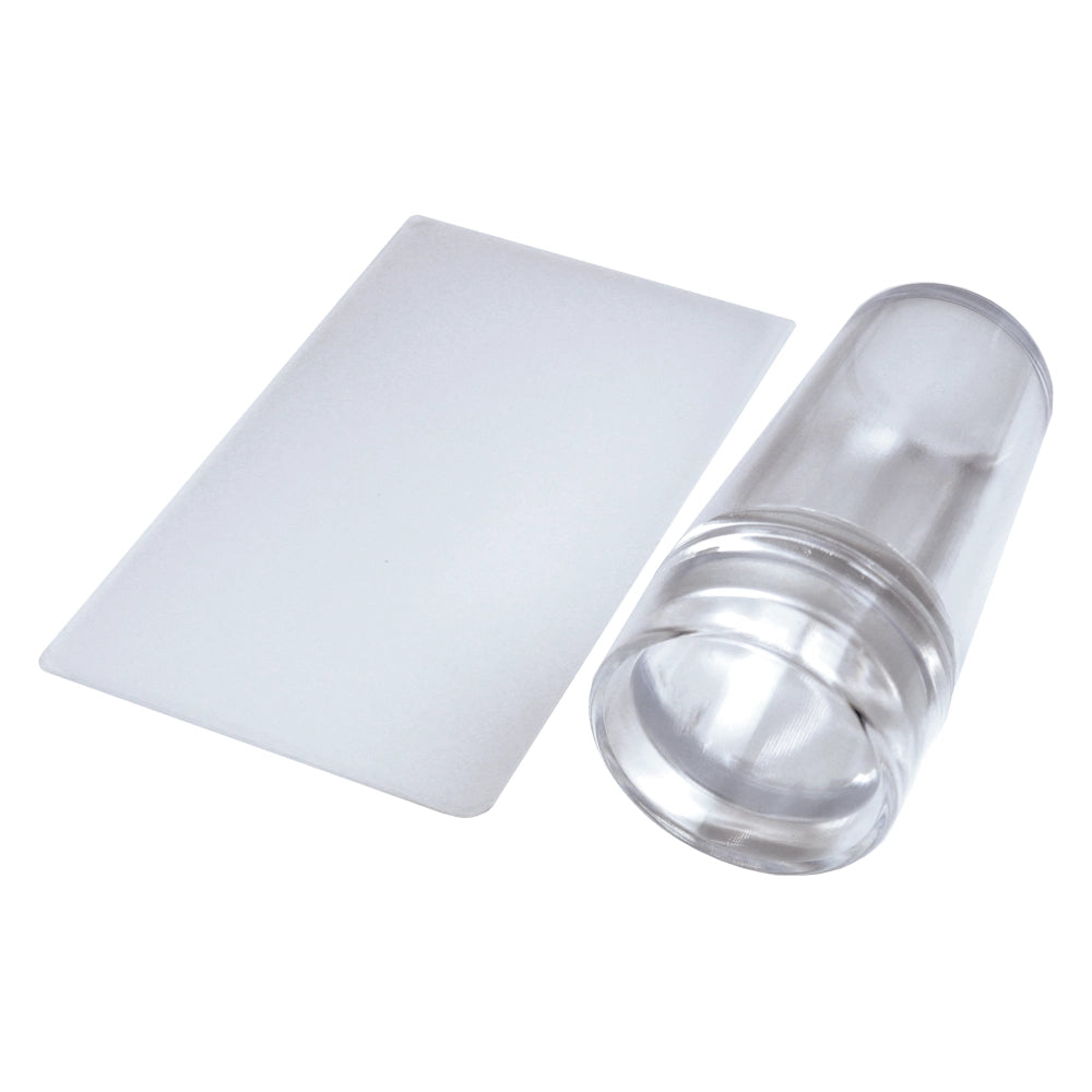 Stamp & Scraper - Clear Silicone