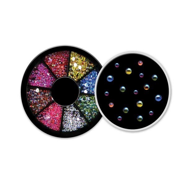 Coloured Teardrops shapes - 270 Rhinestones