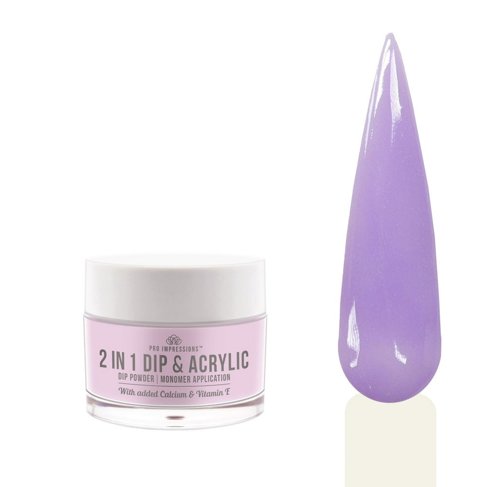 2 In 1 Dip & Acrylic Powder - No.34 Lavender 30g