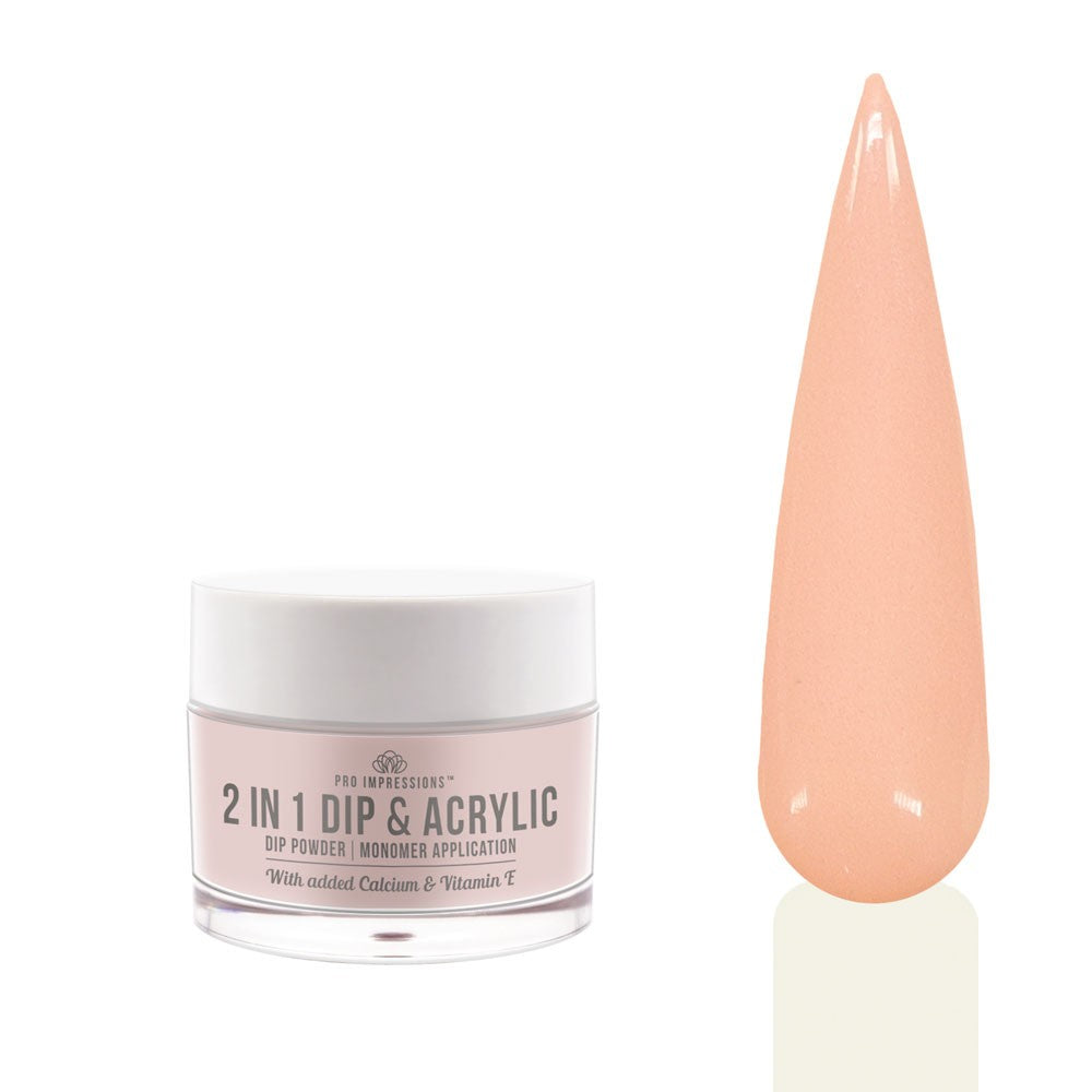 2 In 1 Dip & Acrylic Powder - No.23 Nude (Pink) - 30g