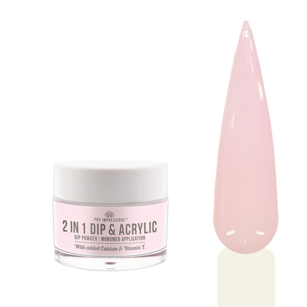 2 In 1 Dip & Acrylic Powder - No.14 Perfect Pink - 30g