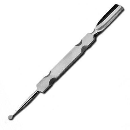 Cuticle Pusher & Nail Cleaner ( Flat Handle )