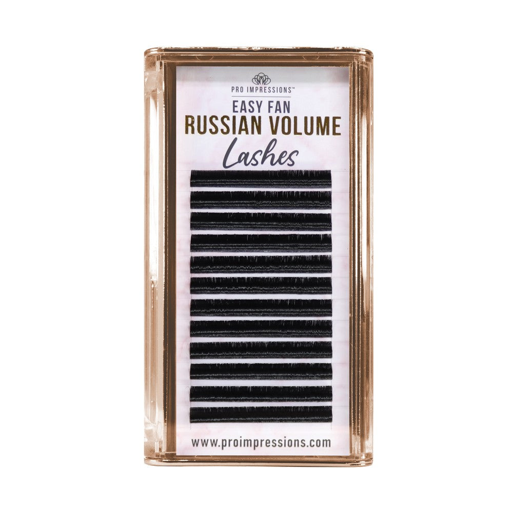 Easy Fan Russian Volume Lash Extensions - (One Length Per Pack)