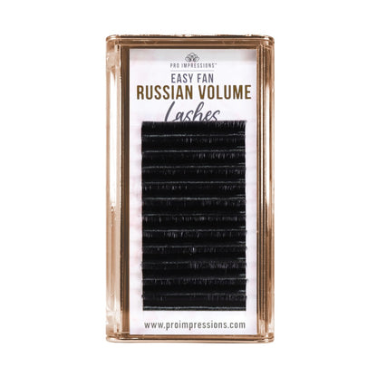Easy Fan Russian Volume Lash Extensions - (One Length Per Pack)