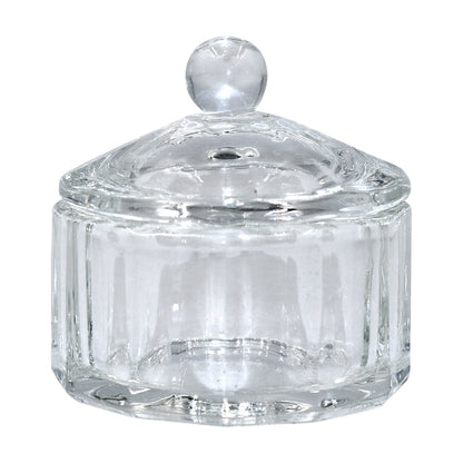 Glass Dappen Dish With Lid