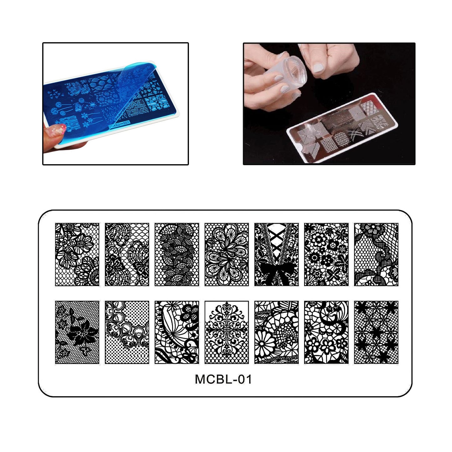 Stamping Nail Art Plate - MCBL01