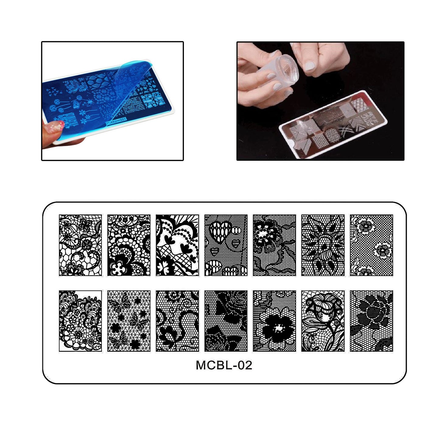 Stamping Nail Art Plate - MCBL02