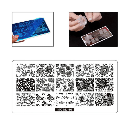 Stamping Nail Art Plate - MCBL46