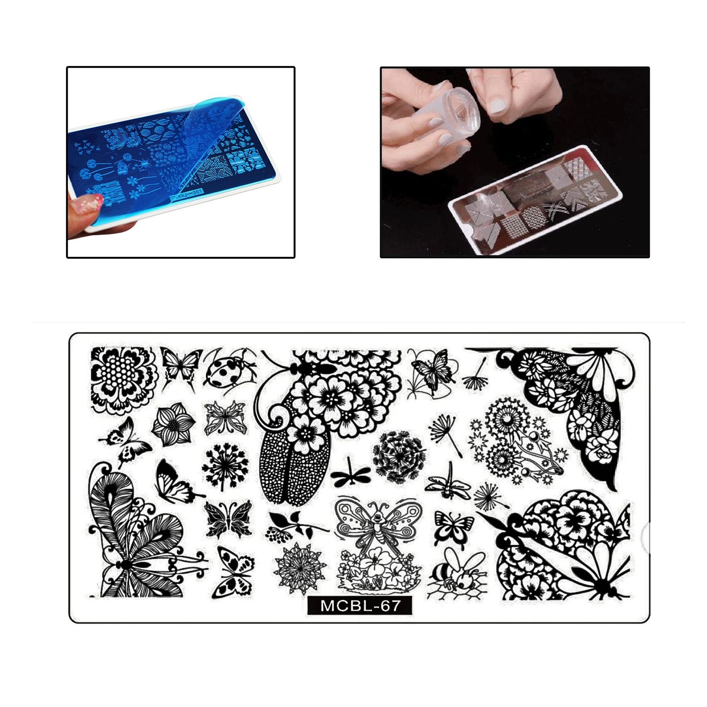 Stamping Nail Art Plate - MCBL67