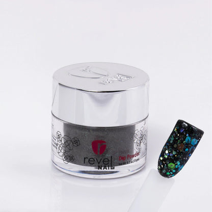 Revel Nail - Dip Powder - TT8 Obsidian - Treasure Trove 29g