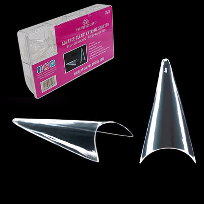 Advance Clear® Extreme Stiletto Nail Tips