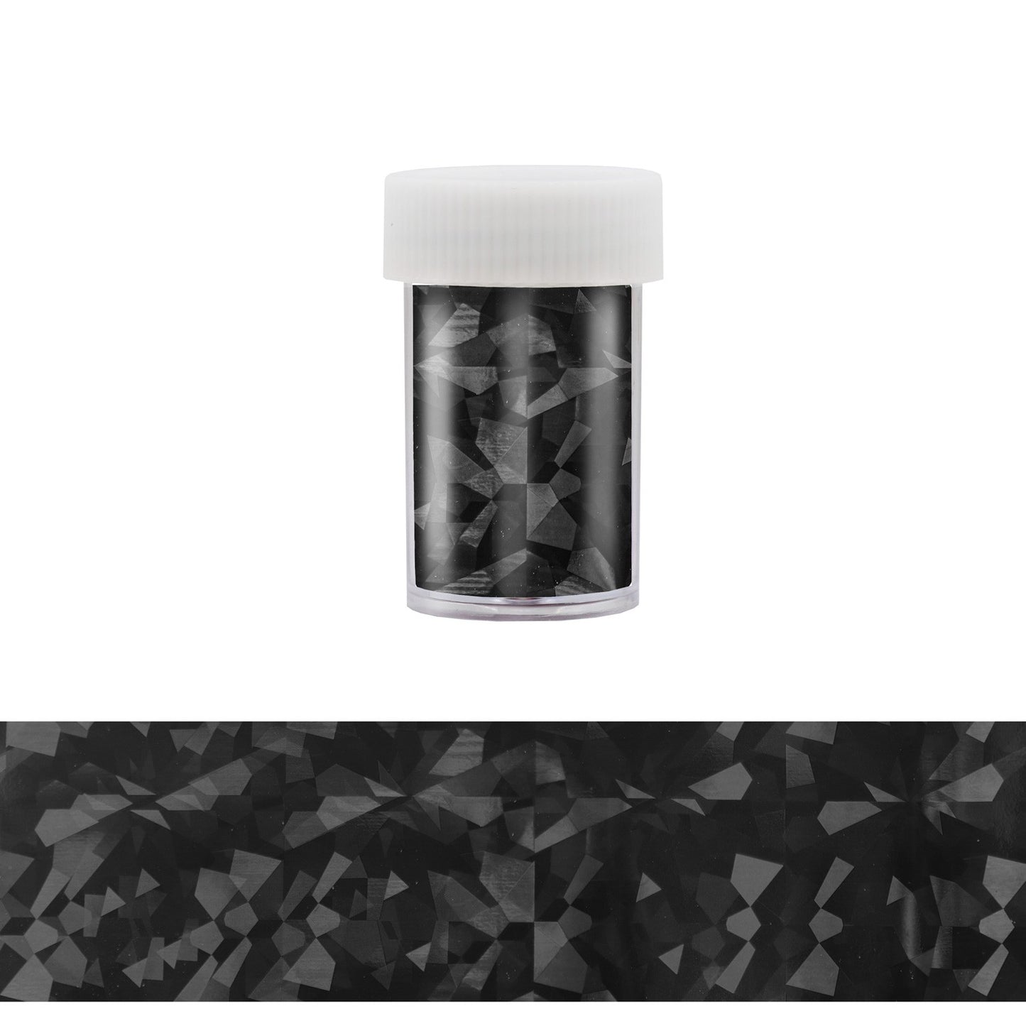 Nail Art Transfer Foil - Black Shards