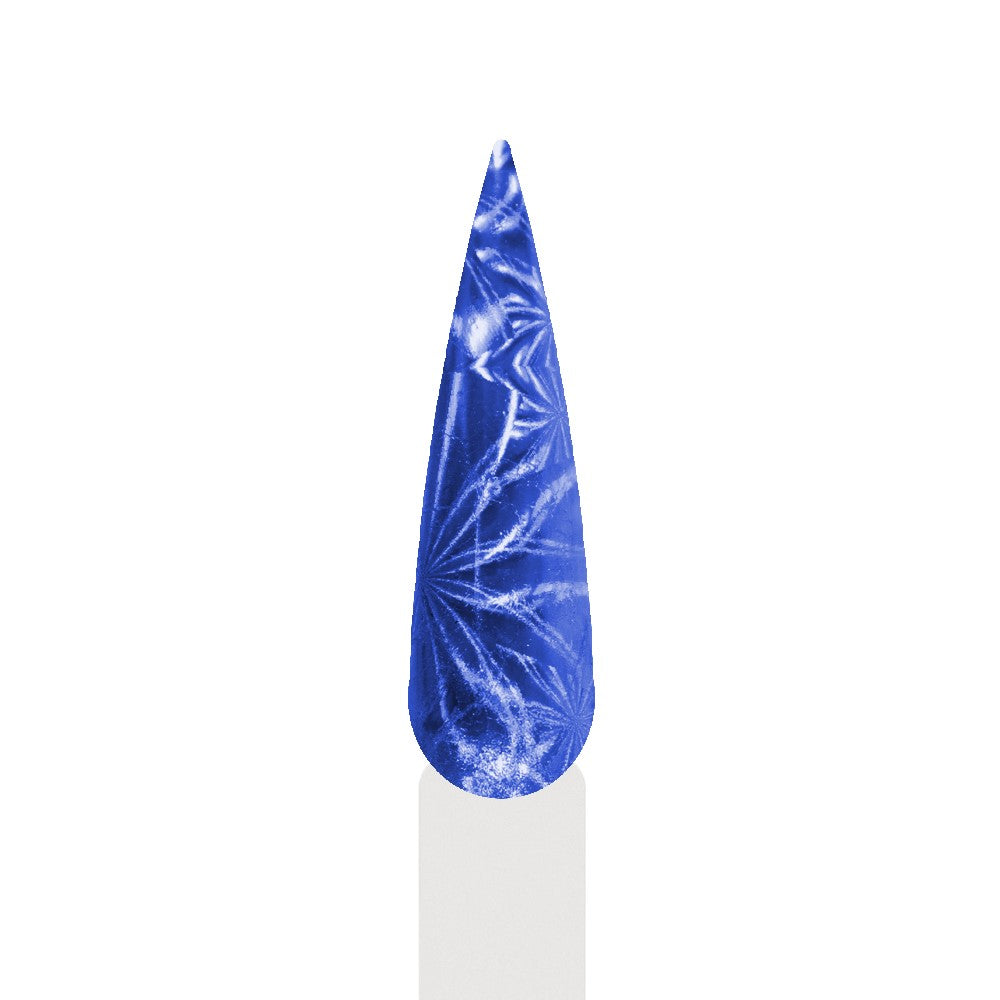 Nail Art Transfer Foil - Blue Fireworks