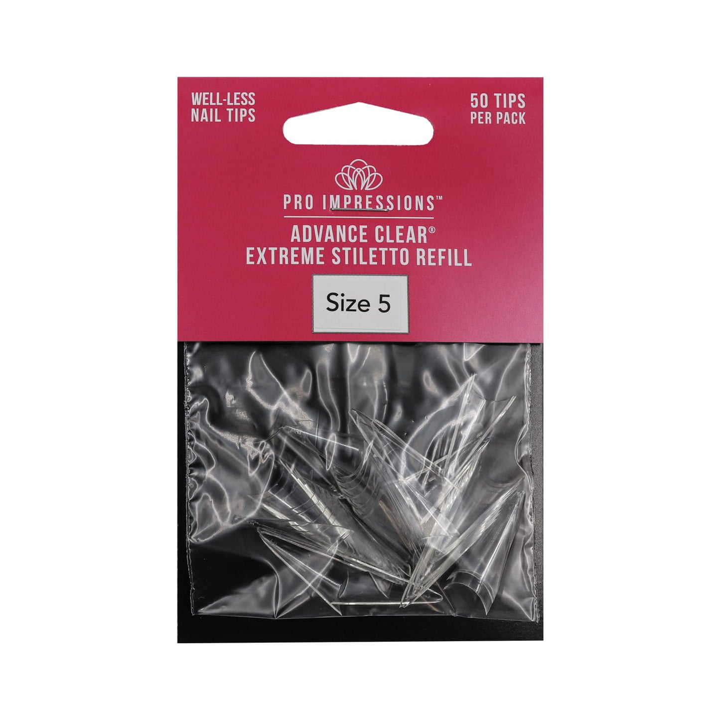 Advance Clear® Extreme Stiletto Nail Tips