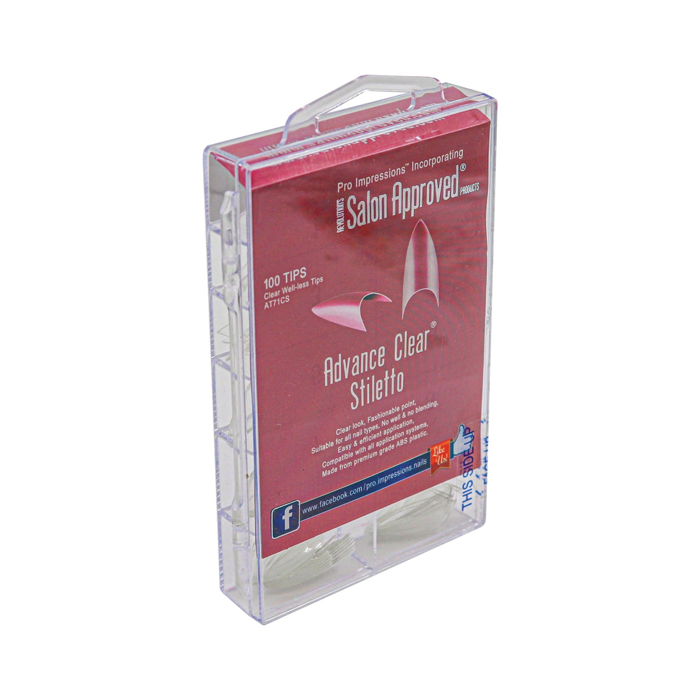 Advance Clear® Stiletto Nail Tips (AKA Almond)