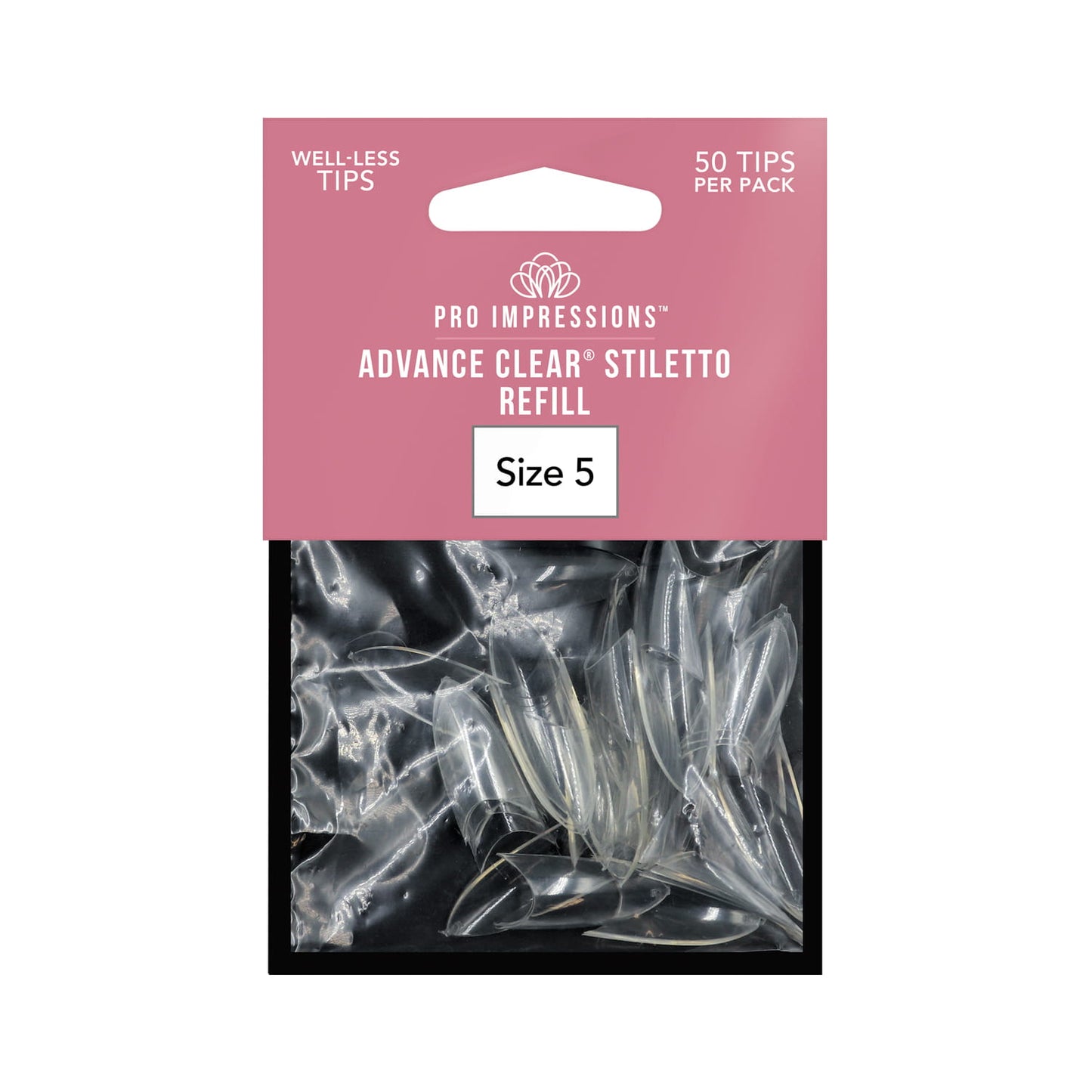 Advance Clear® Stiletto Nail Tips
