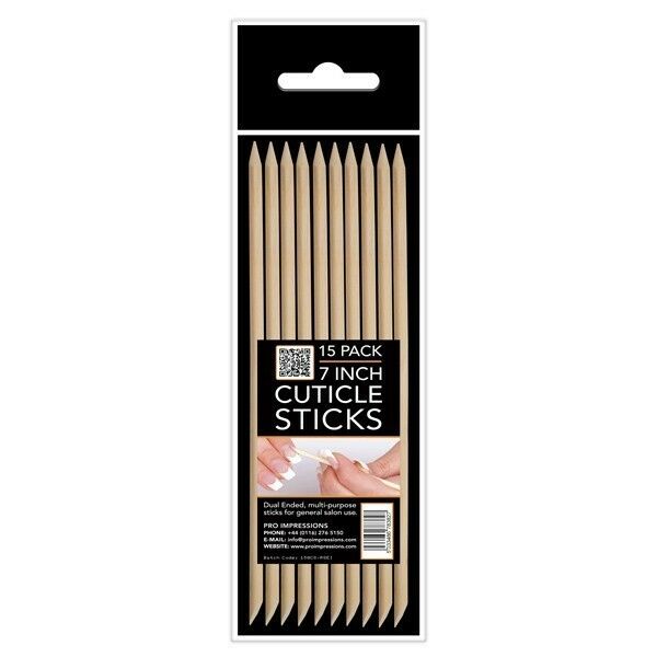 Cuticle Sticks (Orange Wood, Manicure Pedicure)