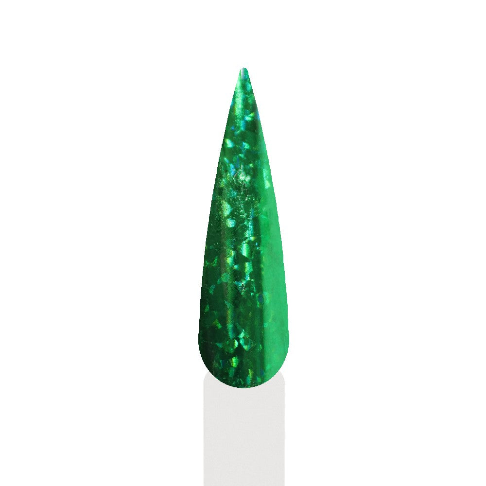 Nail Art Transfer Foil - Mini Dark Green Shards